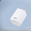 Новое зарядное устройство Mini 33W GaN PD с одним портом для быстрой зарядки, сертифицированное в Великобритании и Европе