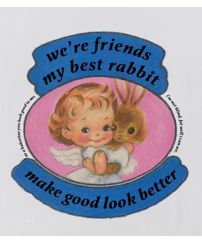 MATCHGLOBE Укороченный топ для лучших подруг (белый)