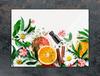 Glass stovetop protector 70x52 Flower