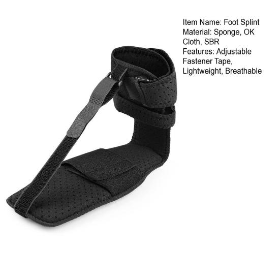 Plantar Fasciitis Night Splint Adjustable Breathable Women Men Adults Ankle Arch Support Stretch Boot Tendonitis Relief Sleeping Foot Drop Brace
