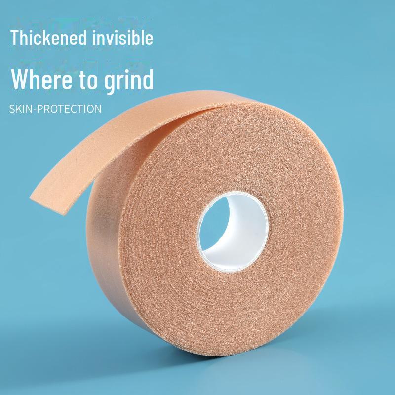 Женские самоклеящиеся противоскользящие наклейки на пятки: Невидимый антифрикционный материал, утолщенный для комфорта