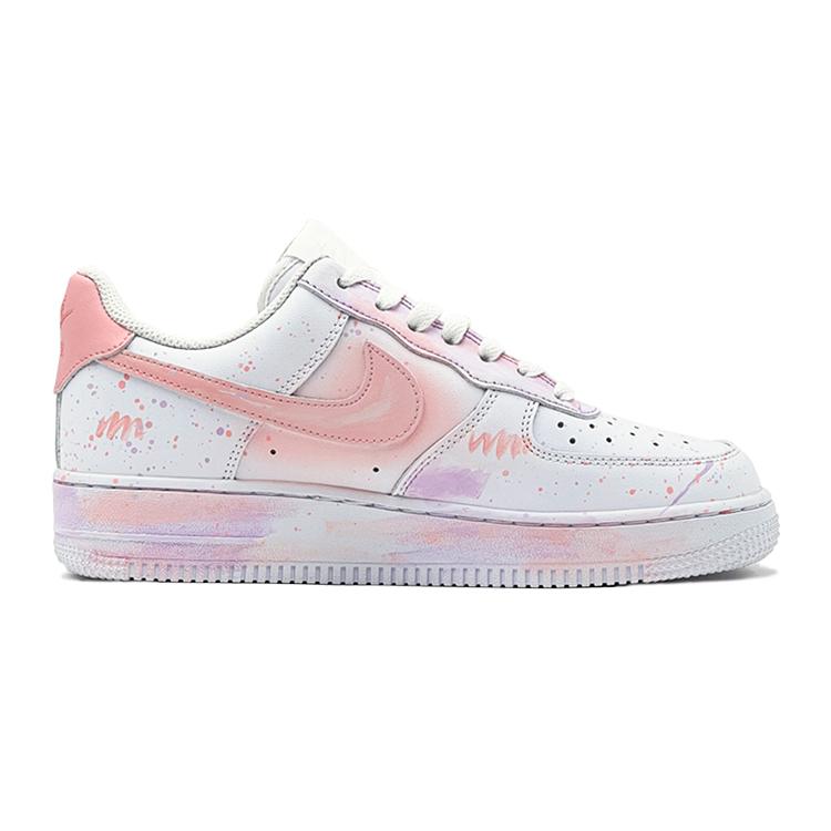 Nike Air Force 1 Air Force 1 Mid top Скейтбордические кроссовки Женские Розовый Белый DH2920-111(TeamS-S-BOX)
