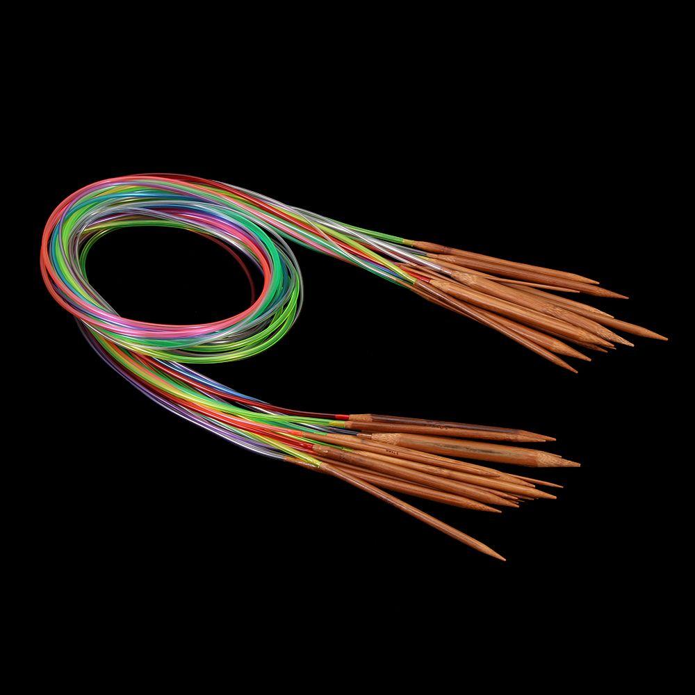 Гладкие цветные трубчатые швейные принадлежности булавка для вязания спицы круговые спицы