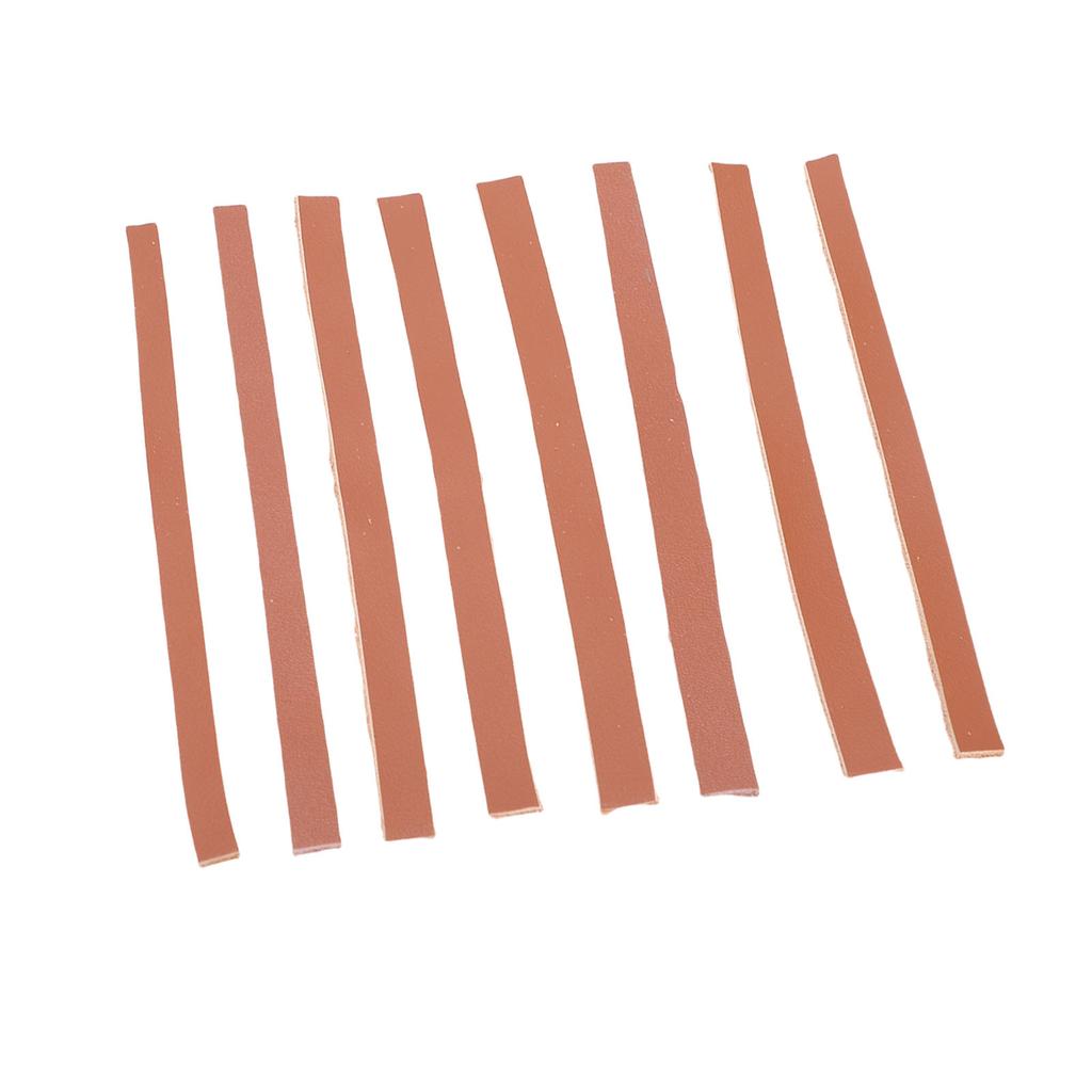 8pcs Tennis Racket Weight Increase Stability Professional Cowhide Leather Racket Weighted Balance Strips For Badminton