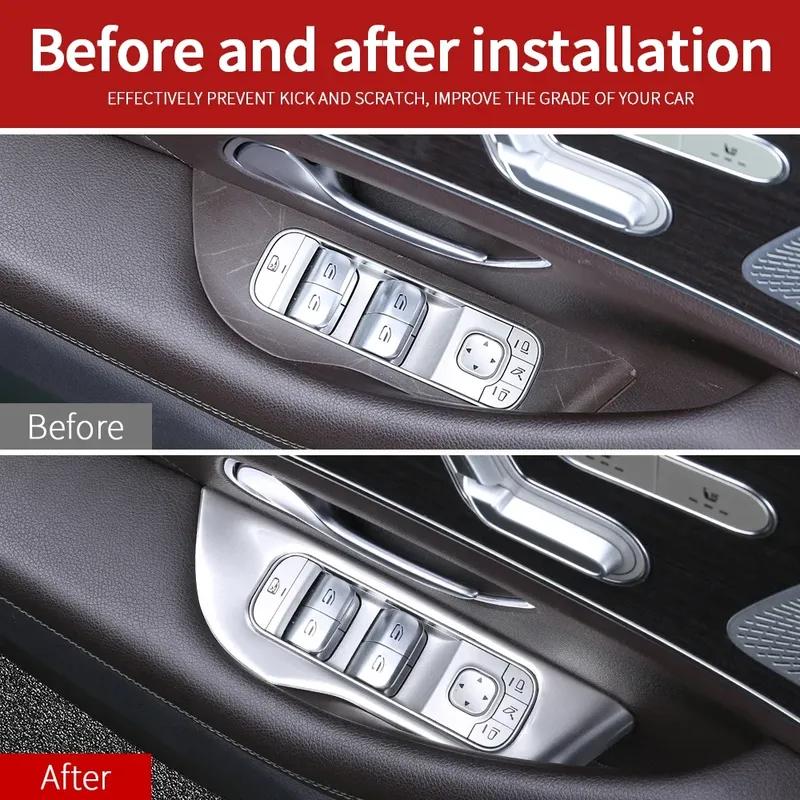 Window trim for Mercedes~2025 gle w167 v167 new cover supplies gls x167 gle c167 coupe carbon 350g 450 500e 53 accessories