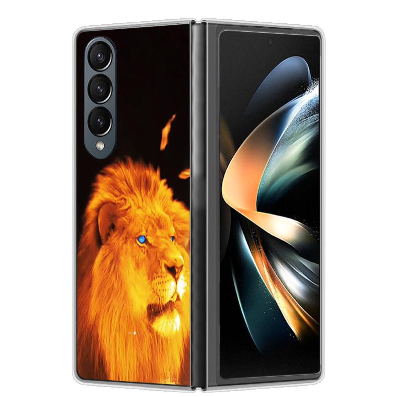 Чехол для Samsung Z Fold 4 ZFold 5 4 5G Жесткий прозрачный чехол для телефона для Samsung Galaxy Z Fold4 Fold5 Ударопрочный бампер Fundas