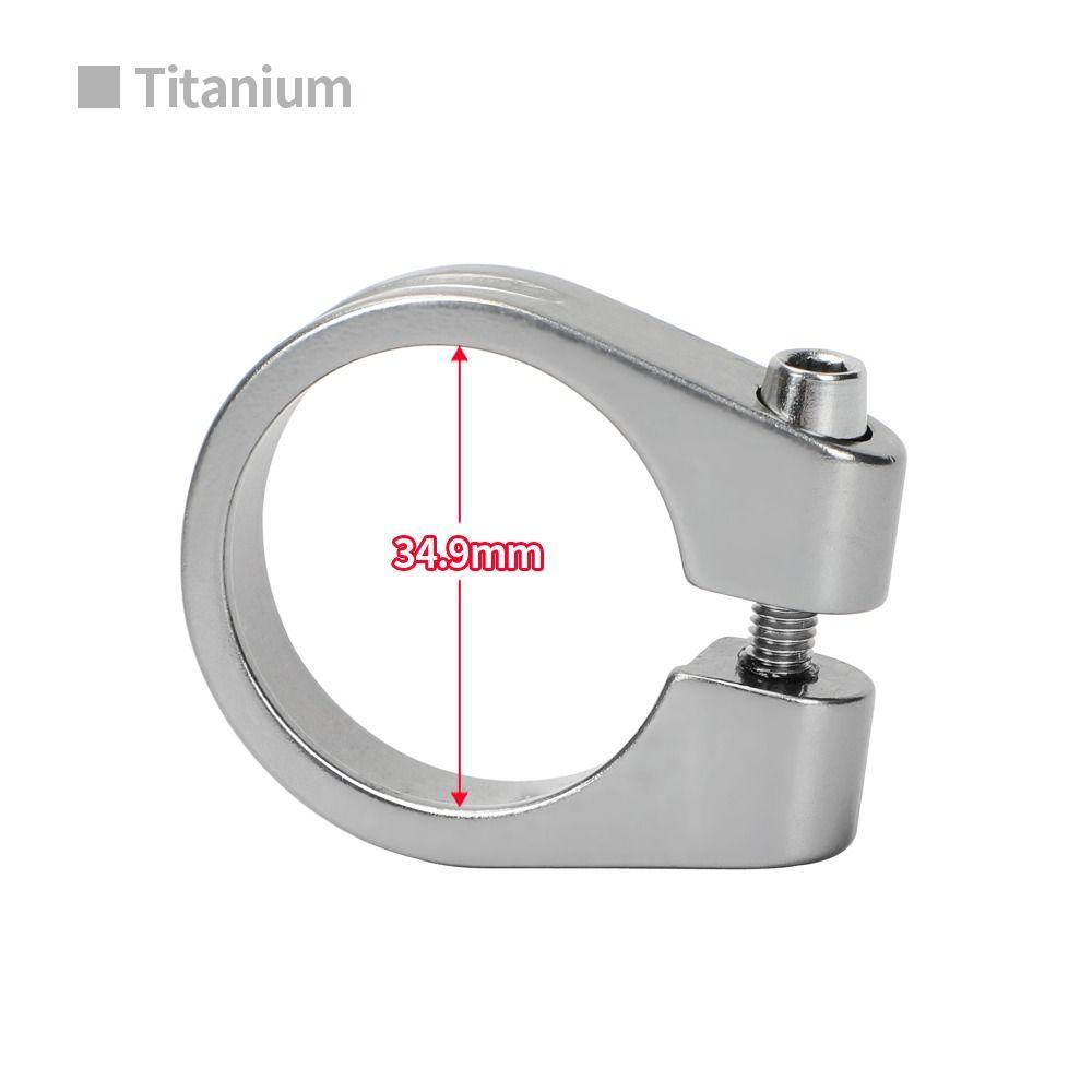 28.6/31.8/34.9mm Bike Seatpost Clamp Aluminum Zinc Zinc Alloy Bicycle Sitting Rod Clamp for Mountain Bike