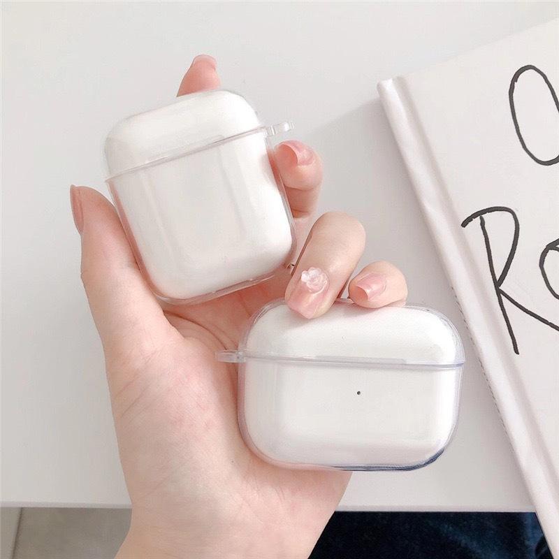 Креативный акриловый чехол для Bluetooth-наушников Airpods 1/2 поколения Простой прозрачный чехол для Airpods Pro 3 поколения