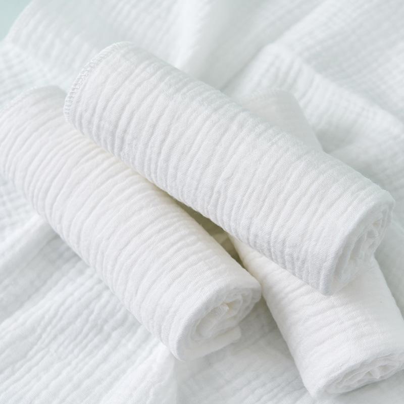 8 шт./лот, 100% хлопок, детские марлевые подгузники для новорожденных, смена подгузников 43x45 см, моющиеся многоразовые двухслойные мягкие детские полотенца