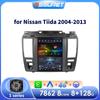 Android Car Radio для Nissan Tiida C11 2004 - 2013 Мультимедиа 9,7-дюймовый вертикальный экран Carplay Android Auto Интеллектуальный мультимедийный проигрыватель RDS