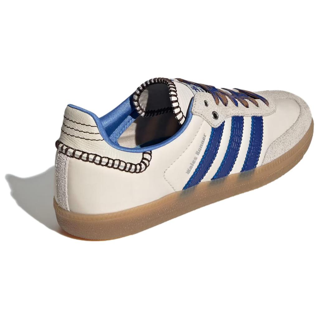 Wales Bonner X Adidas Samba Nylon Wonder Clay Royal Blue Unisex Sneakers Cream Team-Royal-Blue Wonder-White IH7756