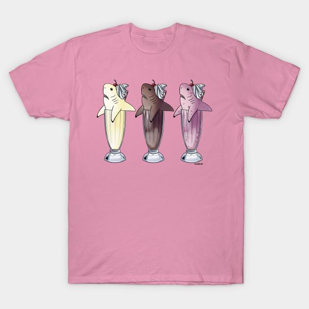 T Shirt Women Trio Of Milksharks Harajuku Print Kawaii Tshirt Summer Short Sleeve Female T-Shirt Top Tee
