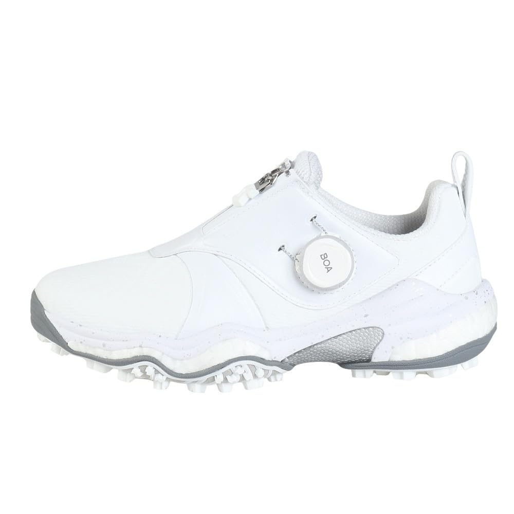 Обувь для гольфа Code Chaos 25 Boa Footwear Two cm 2E [Adidas Golf] женские белые/серебристые металлик/серые 24.0