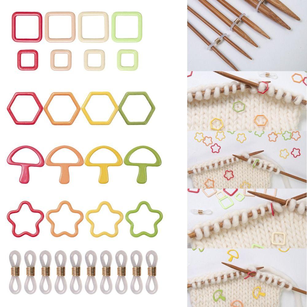 DIY Craft Marker Tools Stitch Lock Accessories Knitting Markers Metal Knitting Stitch Markers