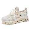 Summer Women's Shoes New Breathable Hollow Fly-woven Mesh Shoes Children's Korean Version Versatile Platform Sports Shoes Casual Running Shoes