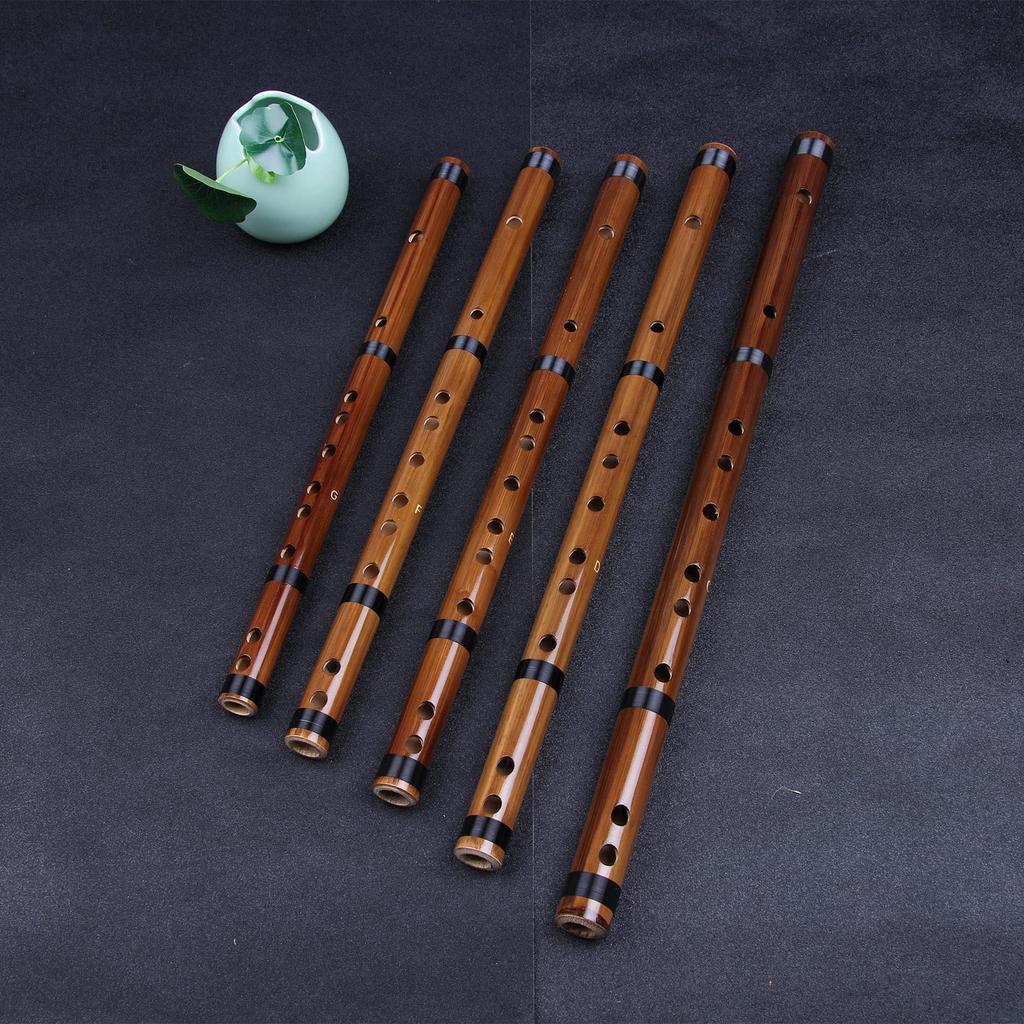 Jinchuan Bamboo Bamboo Short Woodwind Musical Traditional Handmade Flute, Fueko, Flute, Shakuhachi, Flute, Instrument, Instrument, (C Key)
