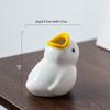 Cute Cartoon Duck Ceramic Soap Dish & Toothbrush Holder for Bathroom