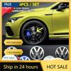 Новые 4 шт. 56/60/65/70/75 мм Колпачки центральных ступиц колес автомобиля Наклейка Значок Для Volkswagen VW B5 GTI Golf 5 7 Caddy Passat b6 Tiguan