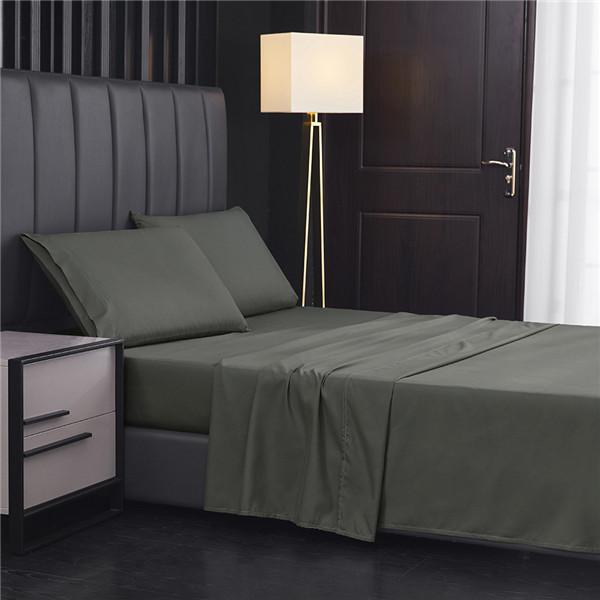 Bedding Set 4PCS /3PCS Full Set Bed Mattress Flat Sheet Mattress Cover Deep Pocket Sheet with Elastic Band