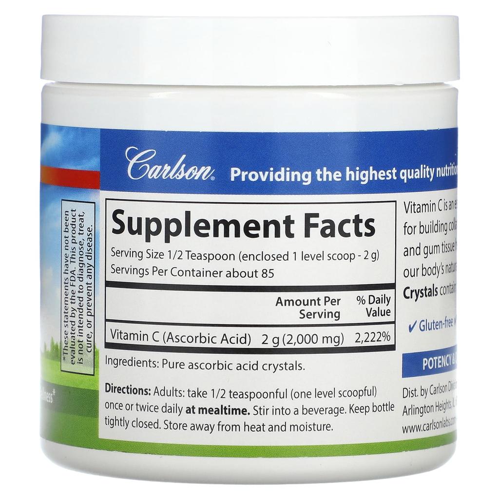 Vitamin C Crystals, 170G(6Oz)