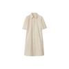 Burberry Платье-рубашка с коротким рукавом 80835541