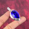 Tanzanite Handmade Gemstone Pendant, 925 Solid Sterling Silver Pendant Antique Jewelry, Pendant For Engagement Gift