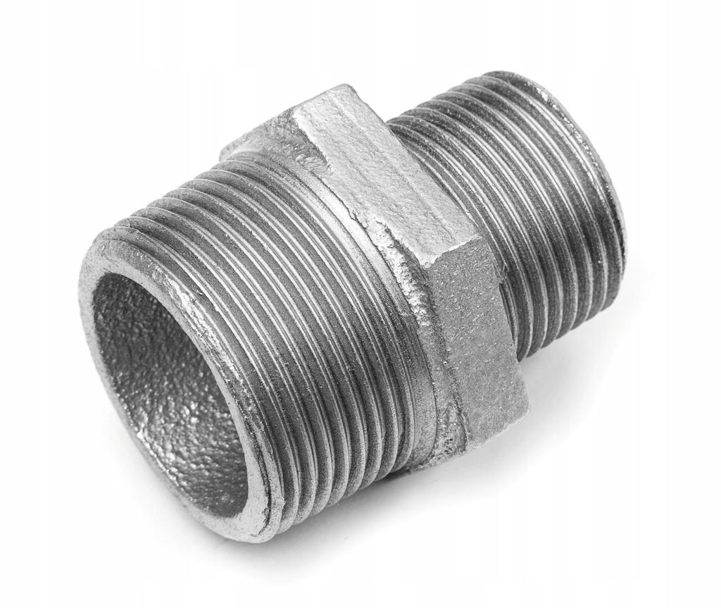 Galvanized Reducing Nipple 1/2X3/8 Inch