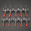 1Pcs Storage Rack Hole Board Hook Steel Wall Mount Oblique Hanger 5/7/10/15/20cm Hardware Tool Pegboard Hook for Shop Good Shelf