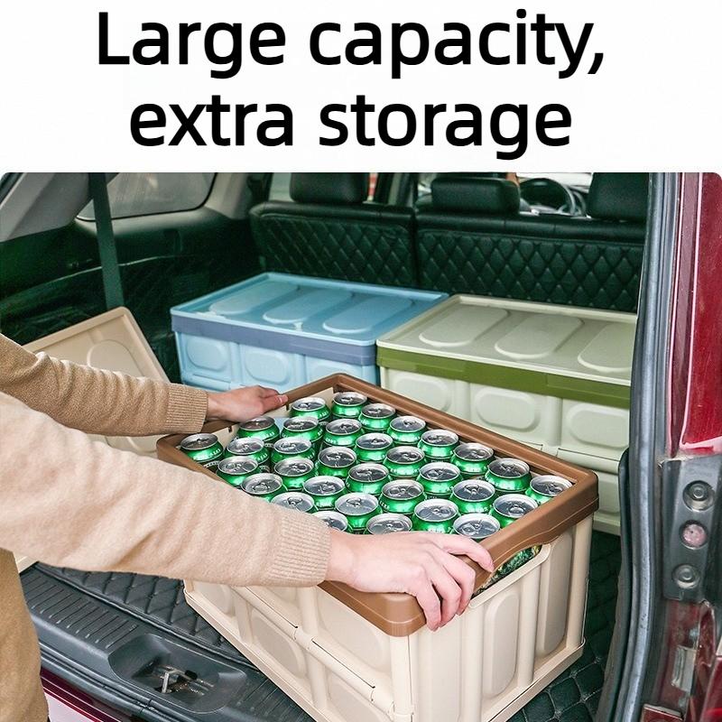 Car Trunk Storage Box Car Organizer Folding Storage Box Outdoor Camping Multifunctional Storage Box Car Accessories