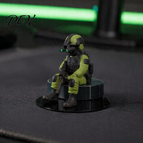 Коллекционная военная фигурка, 3D-печатный солдат, настольная фигурка, модель, миниатюрная фигурка-аксессуар для дома, офиса, автомобиля и для любителей