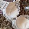 Сексуальный кружевной бюстгальтер, нижнее белье, бюстгальтер, женский, собирающий, с закрытыми боками, регулируемый, с верхней поддержкой, для маленькой груди, показывающий большую грудь