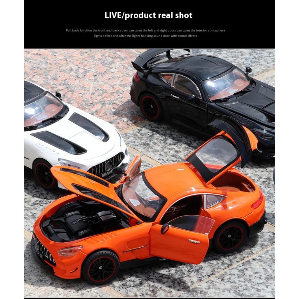 1/18 BENZ AMG крутая спортивная машина, модель из сплава, крутой звук и свет, детализированный салон, воссоздание деталей, изысканное настольное украшение