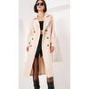 5853 Double Breasted Trench Coat - Beige