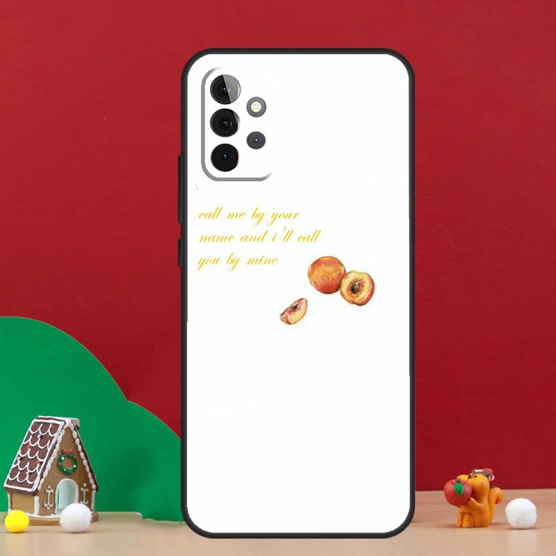 Чехол 'Назови меня своим именем' Эстетика Для Samsung Galaxy A54 A06 A16 A26 A36 A56 A53 A32 A52 A33 A13 A55 A35 A15 A14 A34 A17