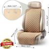 Automobile Seat Cushion Car Seat Cover Flax Seat Protect Cushion Protector Pad Car Seat Protect Seat Backrest