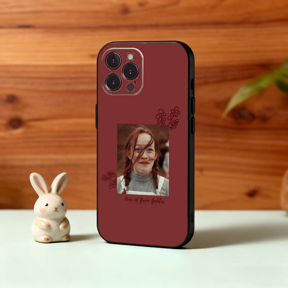 B-Brave L-Little A-Anne Чехол для телефона для iPhone17 16 15 14 13 12 11 Pro Max Plus, 5G Мягкий черный чехол