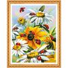 Diamond Decor Home Full Round Drill Resin 5D DIY Embroidery Diamond Painting Cross Stitch Flowers