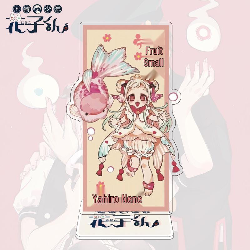 Двусторонняя акриловая фигурка-подставка Jibaku Shonen Hanako-kun Юги и Нэнэ