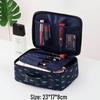 Корейская вместительная водонепроницаемая дорожная косметичка с отделениями
