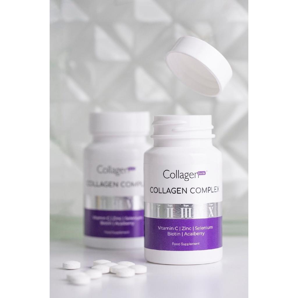 5 типов коллагенового комплекса Тип 1,2,3,5 и Тип 10 Биотин, цинк, селен, витамин С