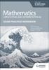 Книга Exam Practice Workbook for Mathematics for the IB Diploma: Applications and Interpretation SL