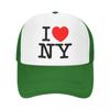Кепка унисекс I Love NY New York, повседневная простая бейсболка, регулируемые шляпы-дальнобойщики Snapback для женщин, унисекс