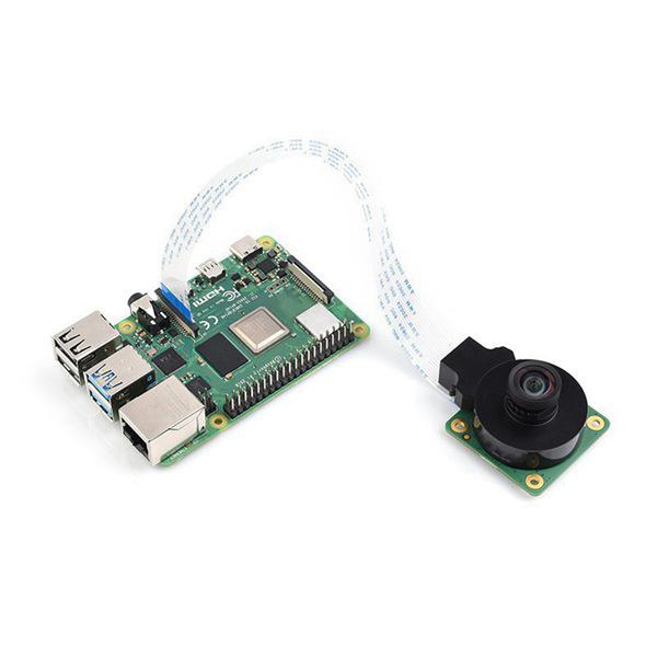Высококачественный модуль камеры для Raspberry Pi 4B/5-го поколения - Материал печатной платы, Цвет: Как показано