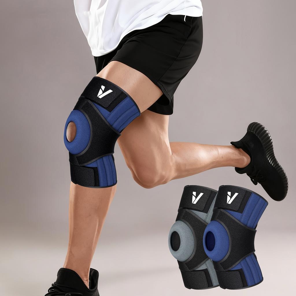 Cross-border Sports Knee Pads Patella Strap Breathable Pressurized Absorb