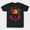 Мужская черная футболка с принтом Jeet Kune Do -25- B Печать на трансферной бумаге без вырезки Хлопковая футболка
