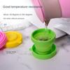 170ml Food Grade Folding Cup Candy Color Full Silicone Silicone Cup for Water Outdoor Portable Water Cup Sports Bottle