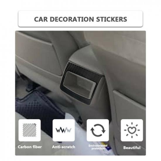Накладка из углеродного волокна на внутреннюю заднюю центральную консоль для хранения для Toyota Camry 07-11