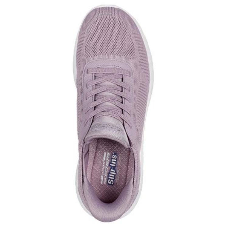 Skechers BOBS SPORT SQUAD Низкие Повседневные Кроссовки Женские Светло-Фиолетовые 117497-LAV