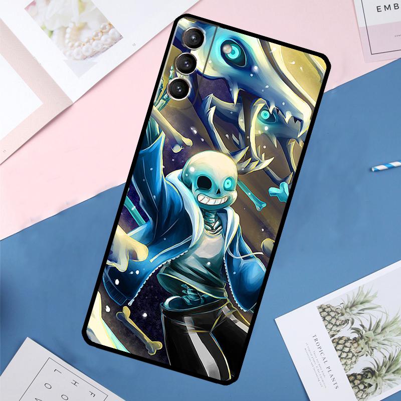Чехол Undertale Sans для Samsung Galaxy S23 S22 S24 Ultra Note 20 S20 S21 FE S9 S10 Note 10 Plus Задняя крышка