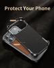 Oatsbasf Чехол для телефона с ощущением натурального дерева для iPhone 17 Pro Max / 17 Pro Металлическая рамка Защитный чехол для телефона Поддержка беспроводной зарядки